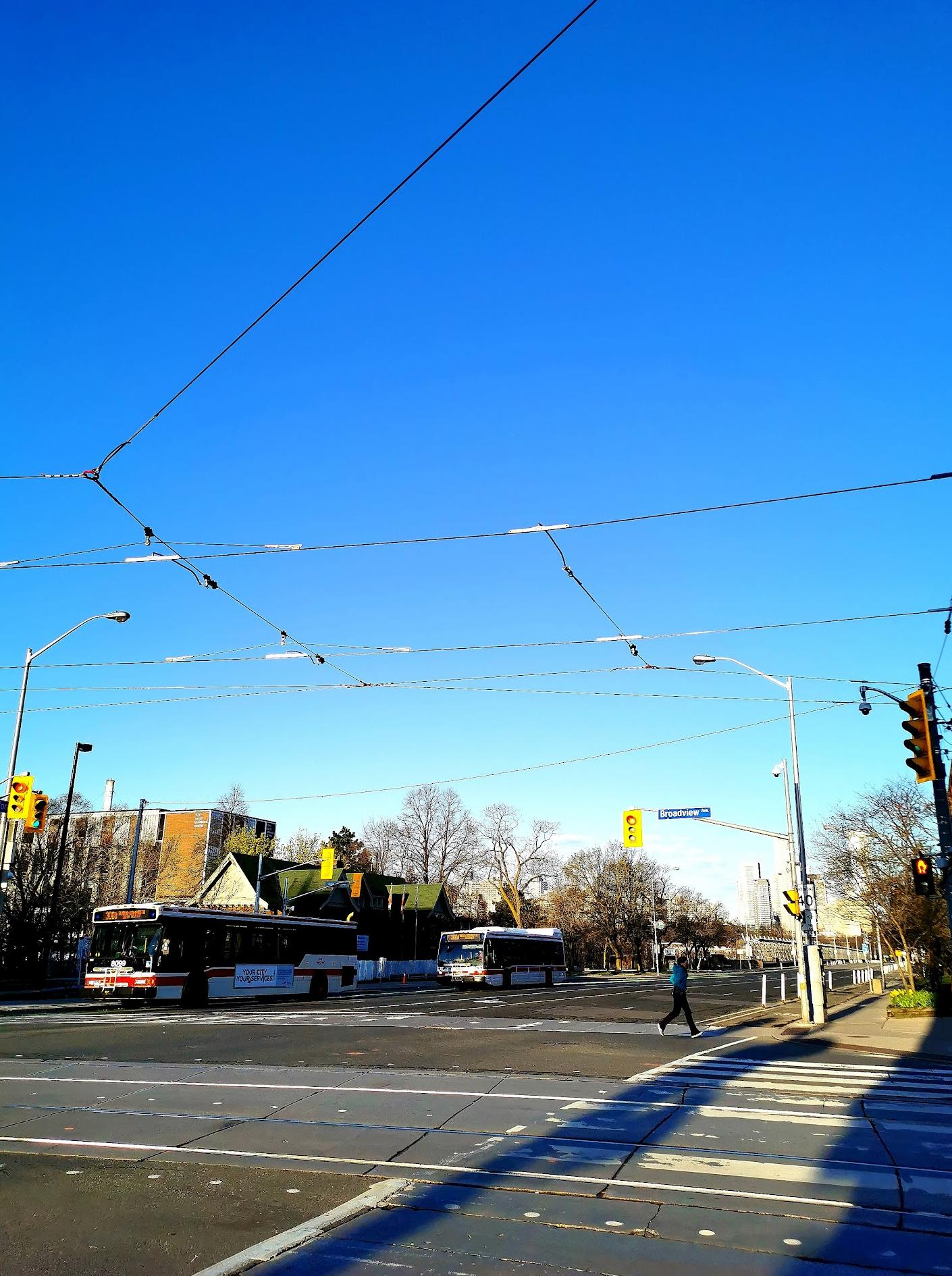 Broadview Ave at Danforth Ave